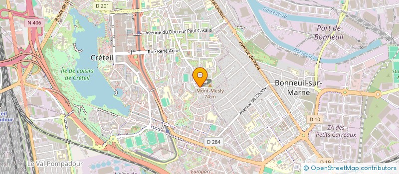 localisation de l'entreprise BARAKA à CRETEIL
