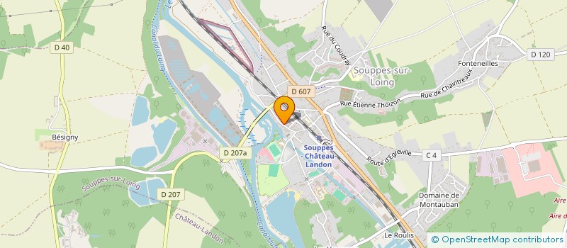 localisation de l'entreprise BARAKA BOUCHERIE  SOUPPES-SUR-LOING