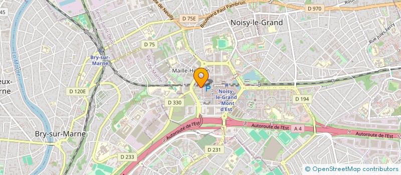 localisation de l'entreprise BARAKA DE SABLE  NOISY-LE-GRAND