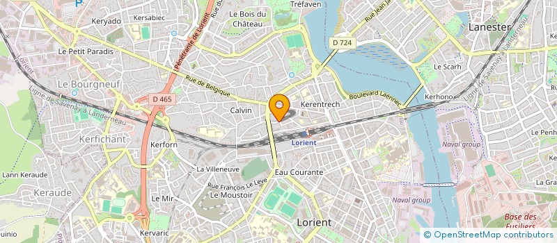 localisation de l'entreprise BARAKA FRIPE  LORIENT