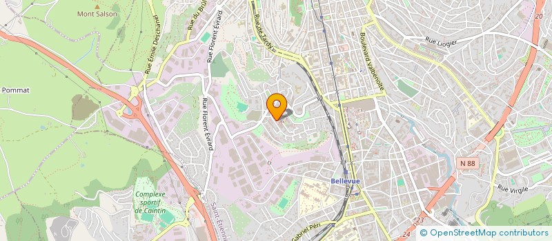 localisation de l'entreprise BARAKA FRUITS  SAINT-ETIENNE