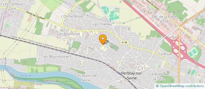 localisation de l'entreprise BARAKA IMMOBILIER  HERBLAY-SUR-SEINE