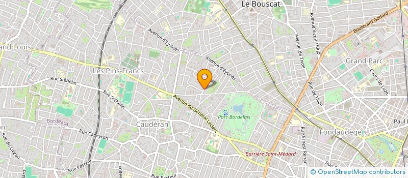 localisation de l'entreprise BARAKAFRET  MERIGNAC