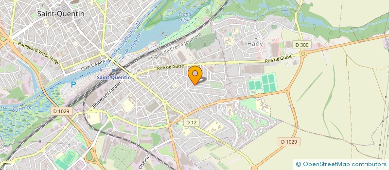 localisation de l'entreprise BARAKANANE PIZZA à SAINT-QUENTIN