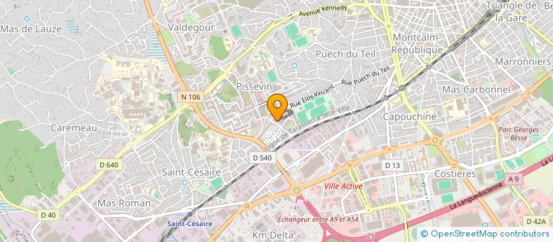 localisation de l'entreprise BARAKAT à NIMES