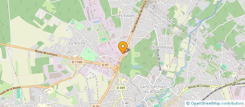 localisation de l'entreprise BARAKAT AUTO à SAINT-GERMAIN-LES-ARPAJON