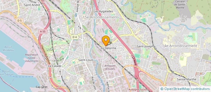 localisation de l'entreprise BARAKET à MARSEILLE