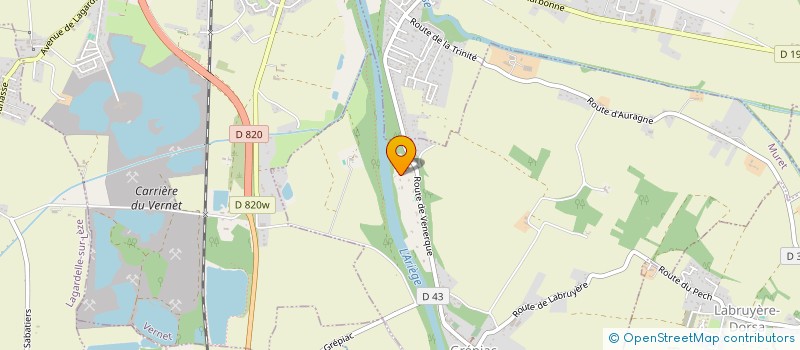 localisation de l'entreprise BARAKI  GREPIAC