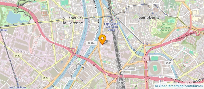 localisation de l'entreprise BARAKUDA à SAINT-DENIS