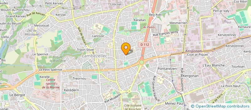 localisation de l'entreprise BARAM à BREST