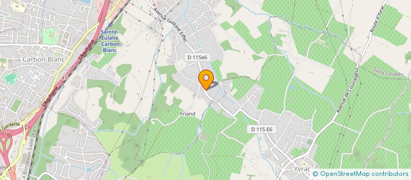localisation de l'entreprise BARAMAT à SAINTE-EULALIE