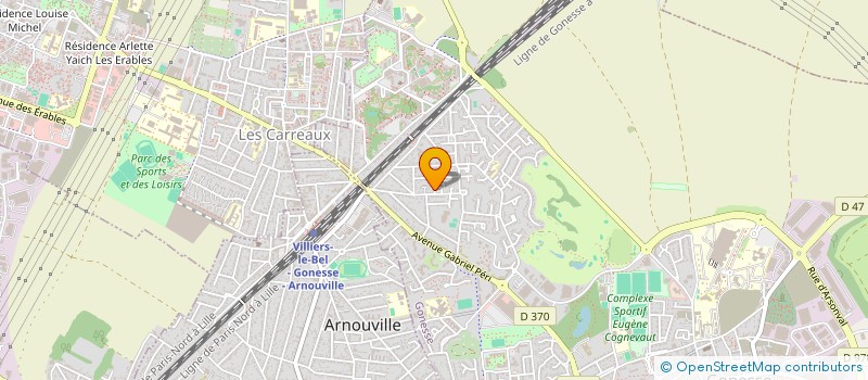 localisation de l'entreprise BARAN 2000 à GONESSE