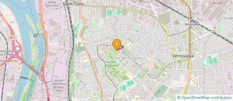 localisation de l'entreprise BARAN  VENISSIEUX