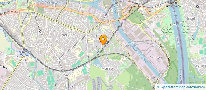 localisation de l'entreprise BARAN à STRASBOURG