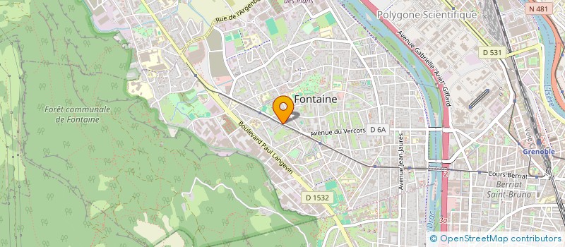 localisation de l'entreprise BARAN  FONTAINE