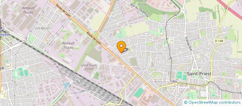 localisation de l'entreprise BARAN  SAINT-PRIEST