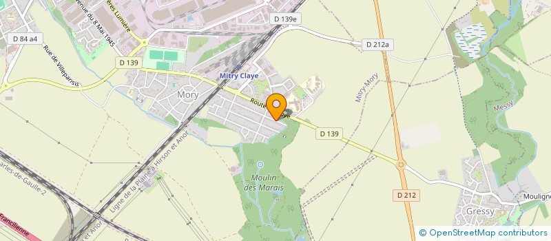 localisation de l'entreprise BARAN BAT  MITRY-MORY