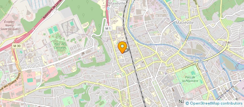 localisation de l'entreprise BARAN RECRUTEMENT à NANCY