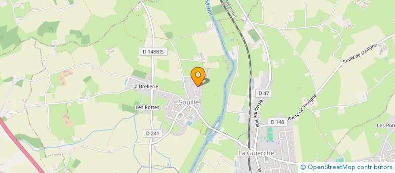 localisation de l'entreprise BARANDAO-BROU  SOUILLE