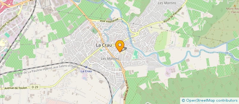 localisation de l'entreprise BARANDONI DEVELOPPEMENT  LA CRAU