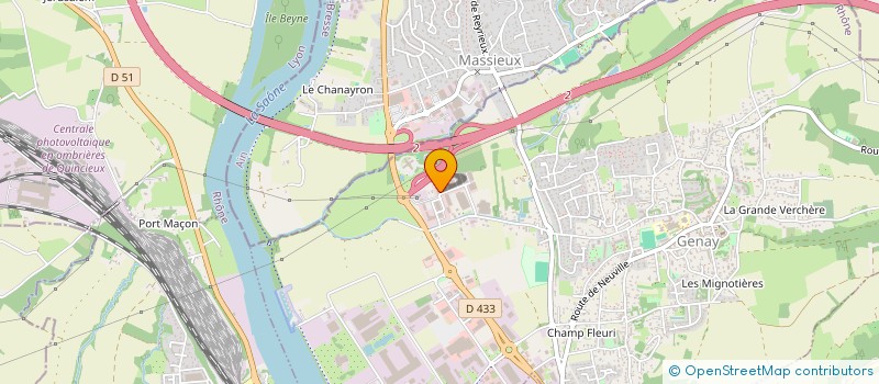 localisation de l'entreprise BARANGE ET GUYOT TEINTURE à GENAY