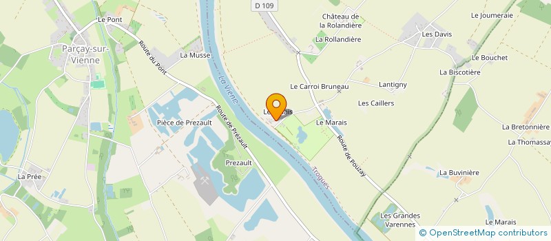 localisation de l'entreprise BARANGER INDIVISION  TROGUES