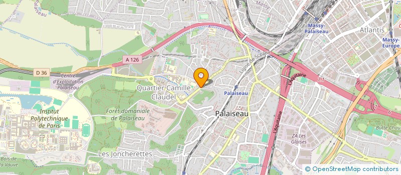 localisation de l'entreprise BARANIGHT  PALAISEAU