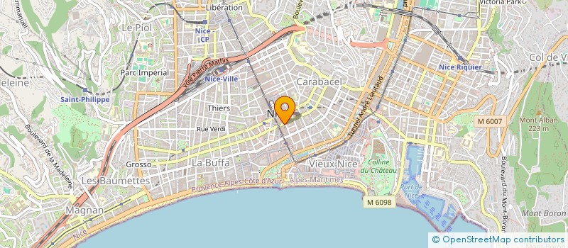 localisation de l'entreprise BARANOVI à NICE