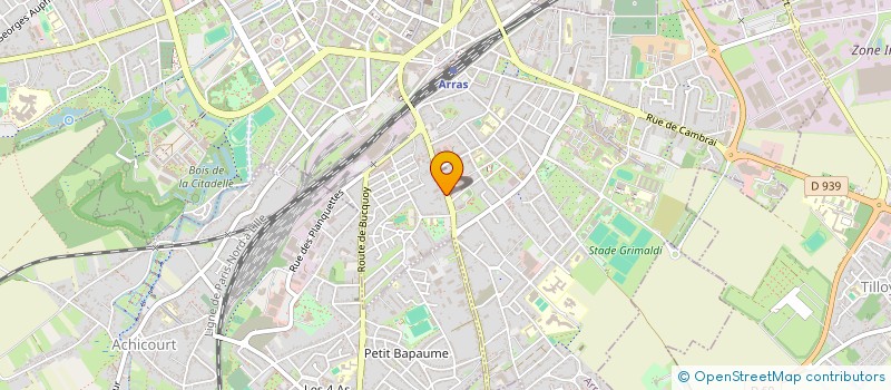 localisation de l'entreprise BARANS IMMOBILIER à ARRAS