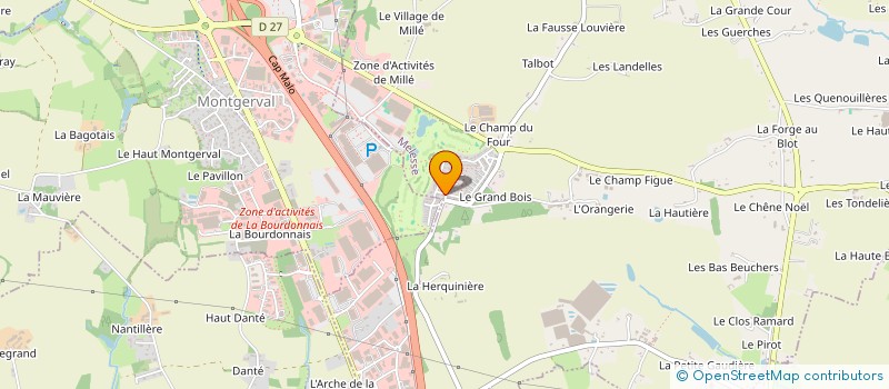 localisation de l'entreprise BARAQUE DE BRAY  MELESSE