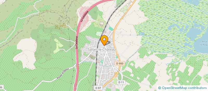 localisation de l'entreprise BARAQUES ET SENILLS  SALSES-LE-CHATEAU