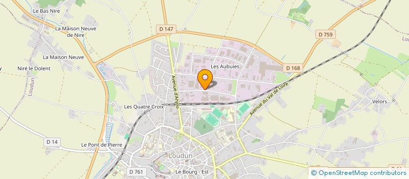 localisation de l'entreprise BARAT CEIT à LOUDUN