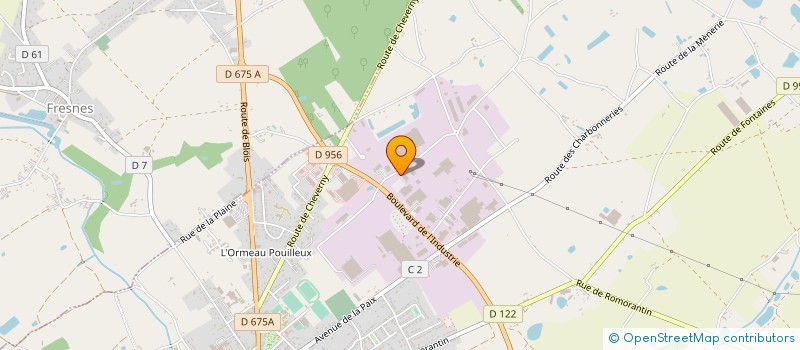 localisation de l'entreprise BARAT SAINT AIGNAN  LE CONTROIS-EN-SOLOGNE