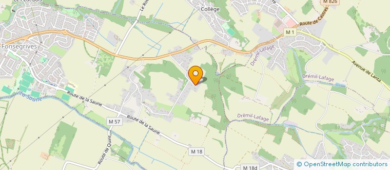 localisation de l'entreprise BARATA  QUINT-FONSEGRIVES