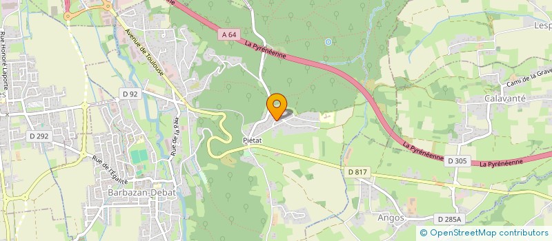 localisation de l'entreprise BARATCIART IMMO  BARBAZAN-DEBAT