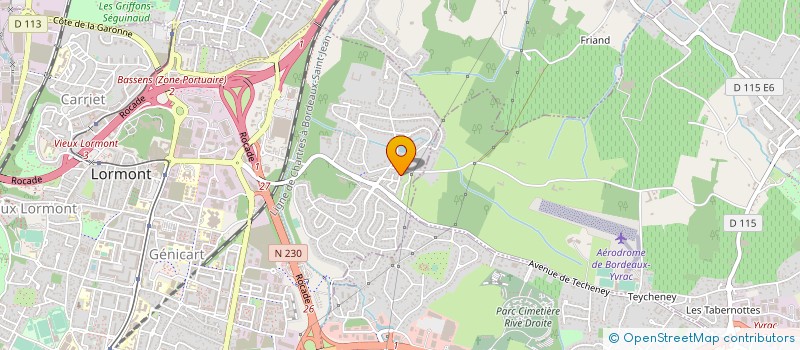 localisation de l'entreprise BARATEAU  LORMONT