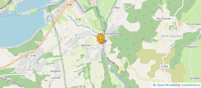 localisation de l'entreprise BARATI'PAIN  BARATIER