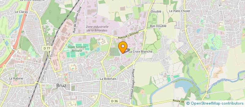 localisation de l'entreprise BARATIMMO  BRUZ