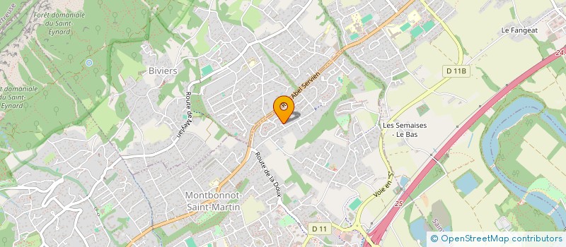 localisation de l'entreprise BARATIN FRERES  MONTBONNOT-SAINT-MARTIN