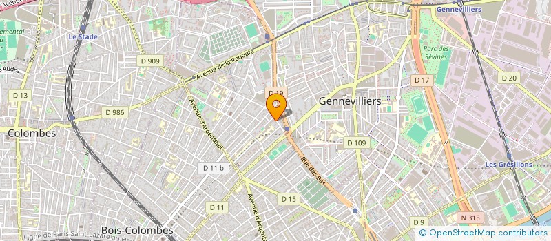 localisation de l'entreprise BARATO KITCHEN à ASNIERES-SUR-SEINE