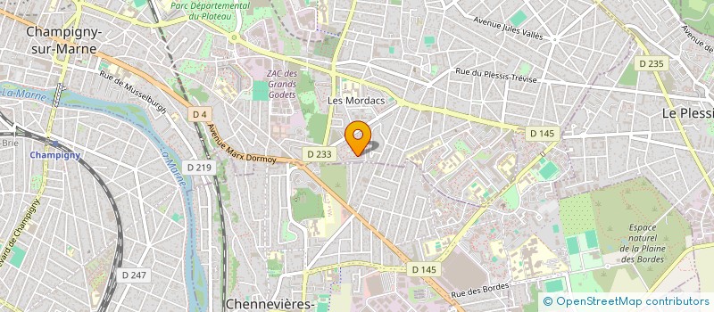 localisation de l'entreprise BARATRANSPORT à CHAMPIGNY-SUR-MARNE