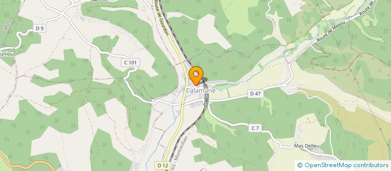 localisation de l'entreprise BARATRUCS  LHERM