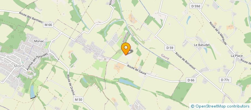 localisation de l'entreprise BARATS IMMO  DREMIL-LAFAGE