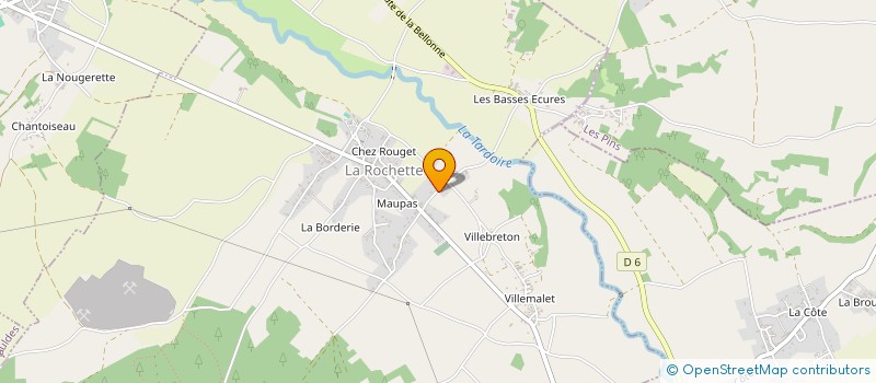 localisation de l'entreprise BARATTA à MOULINS-SUR-TARDOIRE