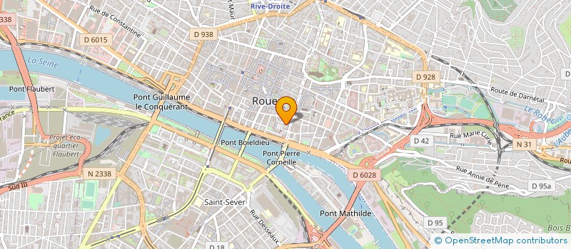 localisation de l'entreprise BARATTE à ROUEN