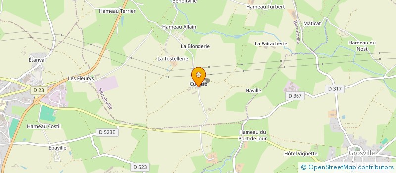 localisation de l'entreprise BARATTE  BENOITVILLE