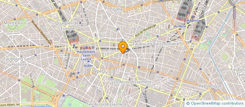 localisation de l'entreprise BARATTE ET A à PARIS
