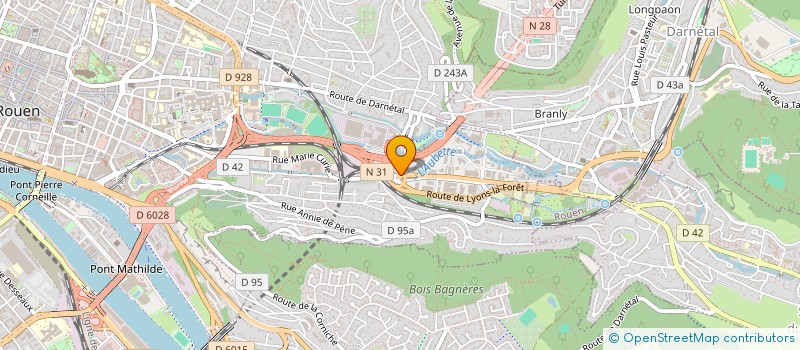 localisation de l'entreprise BARATTE POSE à ROUEN