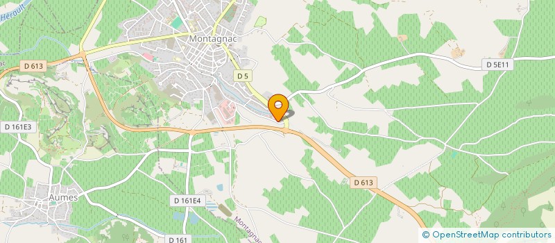 localisation de l'entreprise BARATTINI&FILS  MONTAGNAC