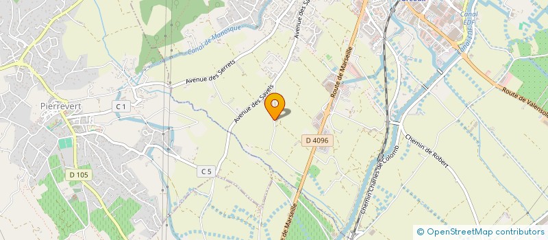 localisation de l'entreprise BARAVAL à MANOSQUE